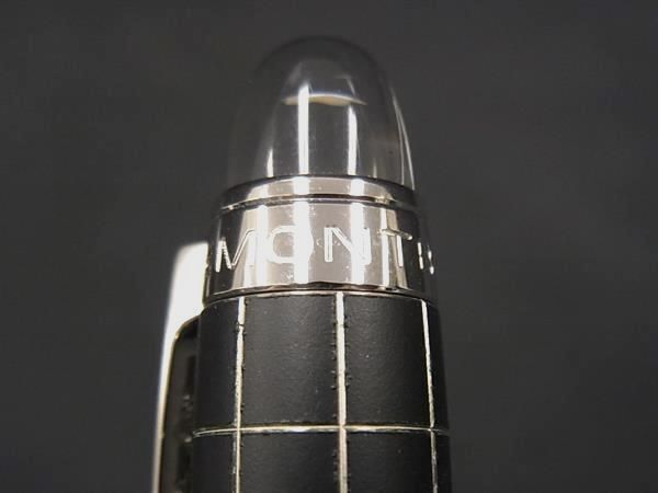 MONT BLANC モンブラン ボールペン スターウォーカー シルバー ブラック メタル ラバー メンズ キャップ式 美品