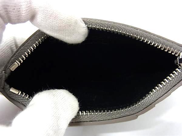 SAINT LAURENT サンローラン コイン カードケース フラグメントケース 458583 グレー レザー ユニセックス