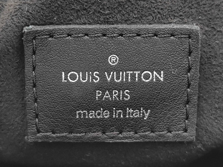 LOUIS VUITTON ルイヴィトン ハンドバッグ カメラボックス ブラウン ブラック系 モノグラム レザー メンズ 2WAY ショルダーバッグ スタッズ シルバー金具 美品