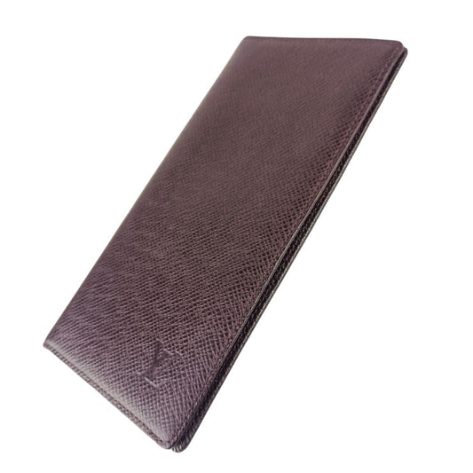 LOUIS VUITTON ルイヴィトン 長財布 タイガ ポルト 14 カルト クレディ M30406 アカジュー系 レザー メンズ 札入れ 超美品