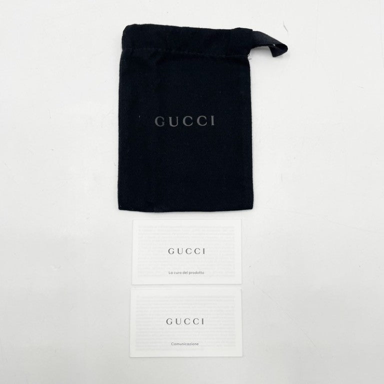 GUCCI グッチ カードケース リラ 867316 ブラック系 レザー ユニセックス 美品