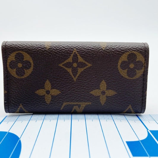 LOUIS VUITTON ルイヴィトン キーケース・キーリング ミュルティクレ4 M69517 ブラウン系 モノグラム ユニセックス ゴールド金具 超美品
