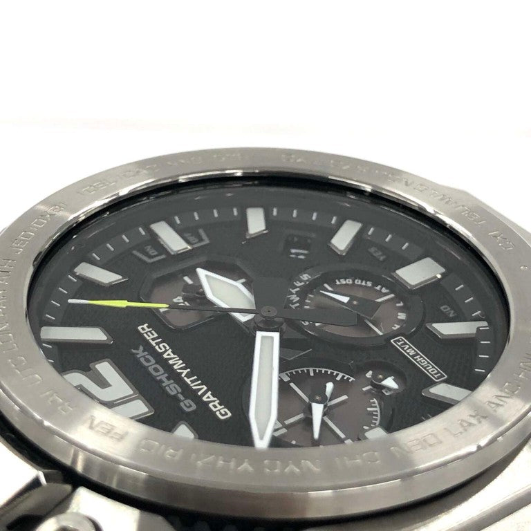 CASIO カシオ 時計 G-SHOCK MASTER OF G - AIR GRAVITYMASTER GWR-B3000-1AJF ブラック シルバー系 カーボンファイバー強化樹脂/ステンレススチール ソフトウレタンバンド メンズ アナログ 美品