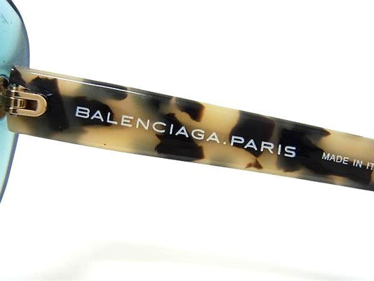 BALENCIAGA バレンシアガ サングラス BAL0127/S クリアブルー ブラウングラデーション プラスチック ユニセックス 美品