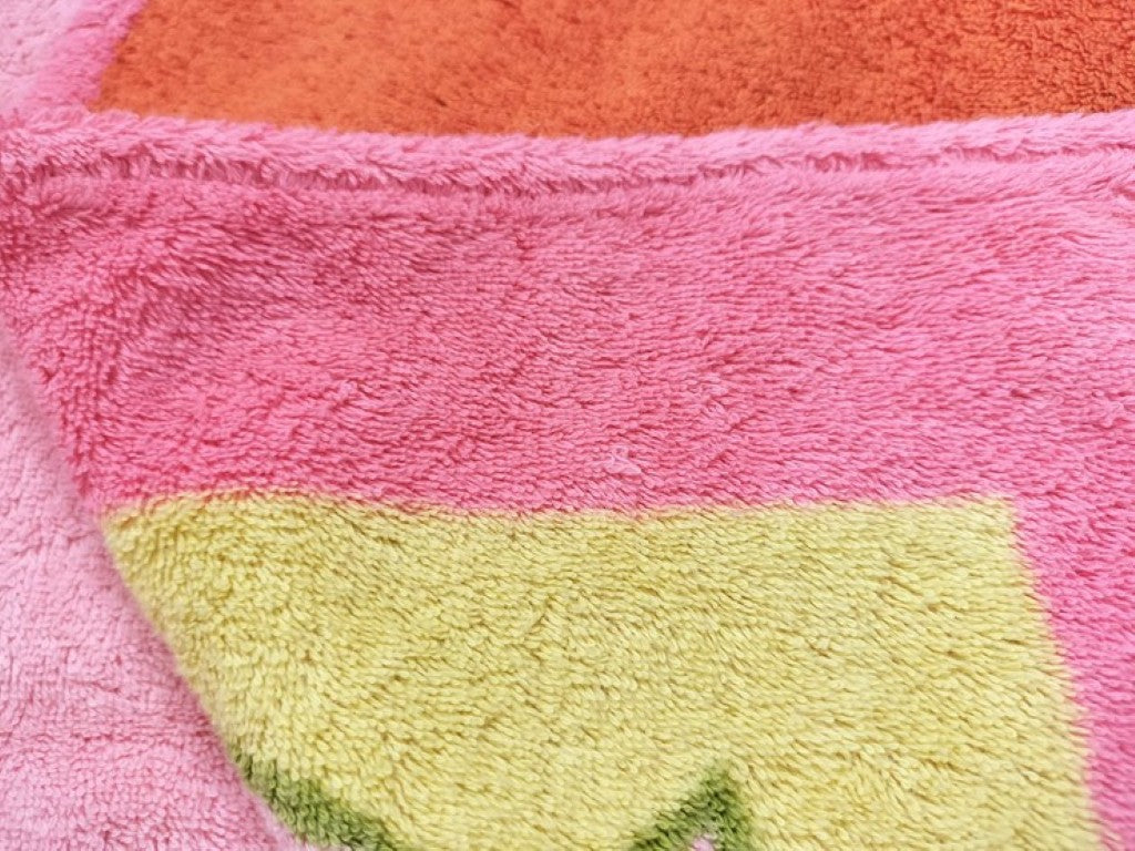 HERMES エルメス ビーチマット マルチカラー系 コットン100% ユニセックス カバ 美品