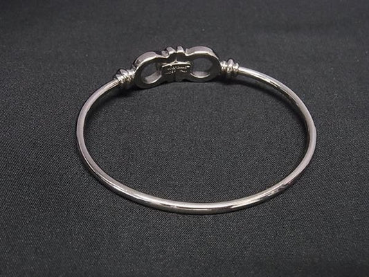 SALVATORE FERRAGAMO フェラガモ ブレスレット ガンチーニ シルバー系 メタル レディース 超美品