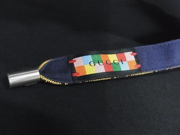GUCCI グッチ ハット GG柄 バケットハット 653857 ブラウン系×ネイビー系 キャンバス ユニセックス リバーシブル 美品