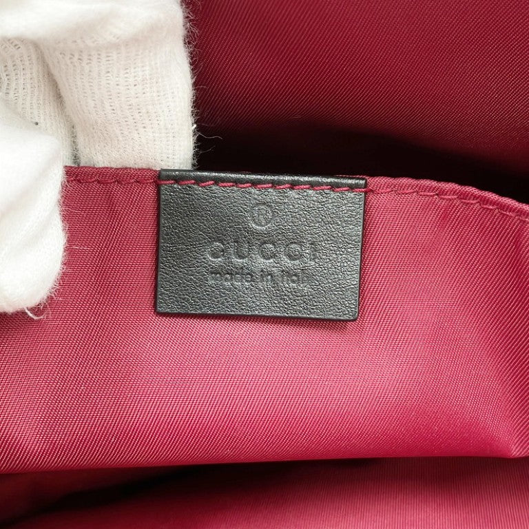 GUCCI グッチ ハンドバッグ 628159 ベージュ系 ウール レザー レディース 美品