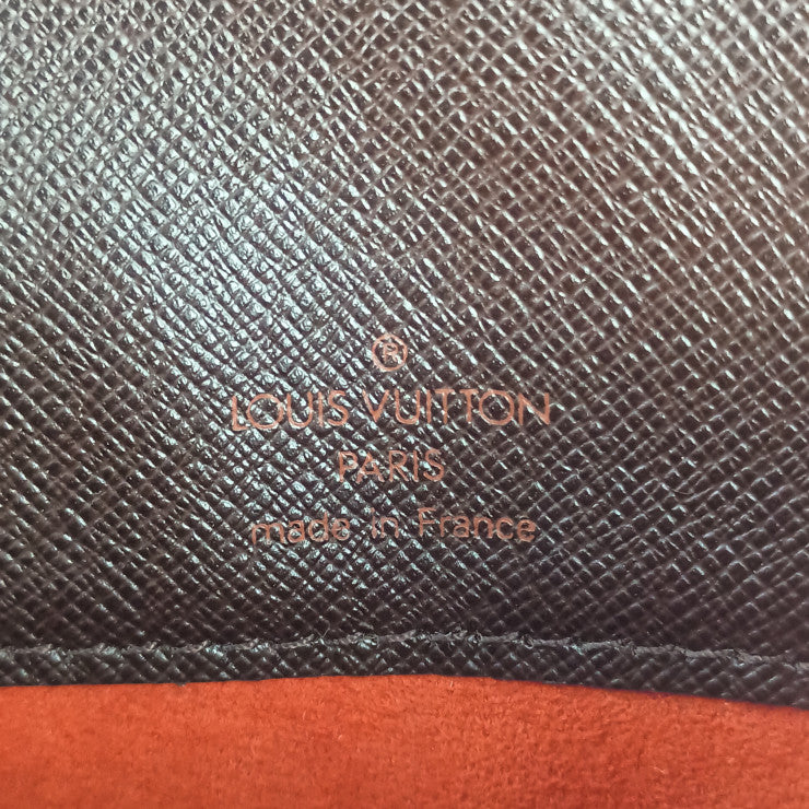 LOUIS VUITTON ルイヴィトン ショルダーバッグ ピムリコ N45272 エベヌ系 ダミエ ユニセックス ゴールド金具 美品