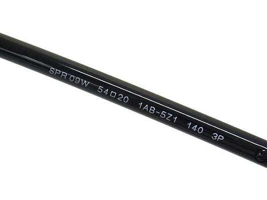 PRADA プラダ サングラス SPR 09W ブラック ゴールド クリアブルー プラスチック ユニセックス 美品