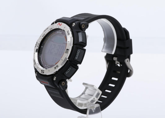 CASIO カシオ 時計 プロトレック Climber Line PRW34001JF ブラック シルバー 樹脂(バイオマス)/ステンレススチール メンズ デジタル 新古未使用展示品