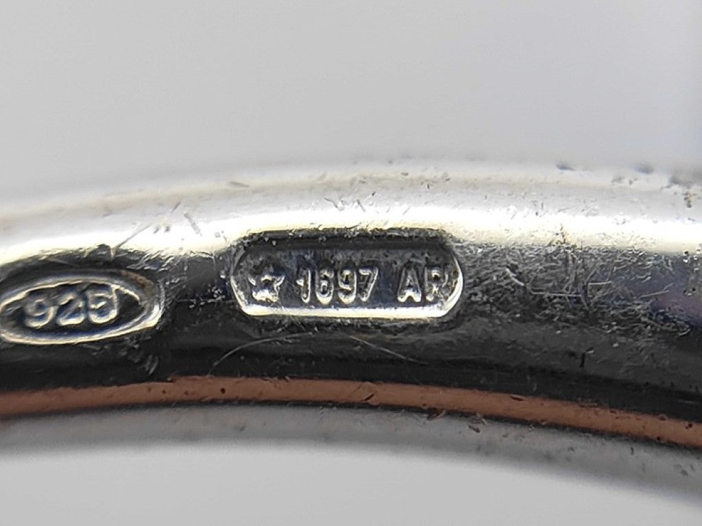 BVLGARI ブルガリ カフス オクト ブラック シルバー系 AG925 カーボン メンズ カフリンクス