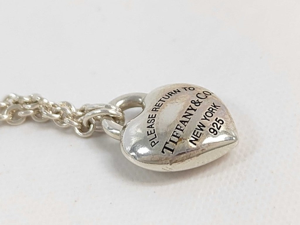 Tiffany&Co. ティファニー ブレスレット リターントゥ フルハート シルバー系 SV925 レディース 美品