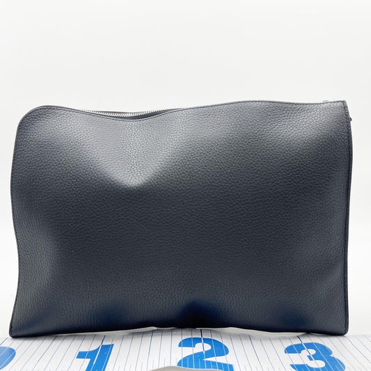 LOUIS VUITTON ルイヴィトン クラッチバッグ ポシェット ジュール GM M67768 ノワール(ブラック)系 トリヨンレザー ユニセックス シルバー金具 美品