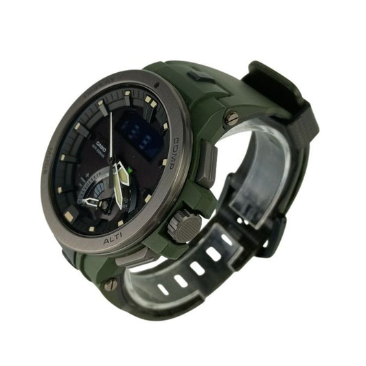 CASIO カシオ 時計 プロトレック Multifield Line PRW70003JF ブラック文字盤 樹脂/ステンレススチール メンズ アナデジ 美品
