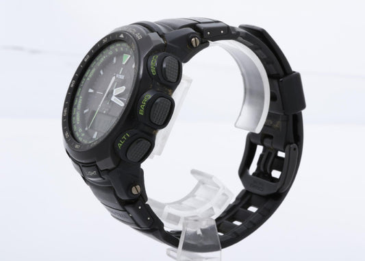CASIO カシオ 腕時計 PRO TREK プロトレック PRW-5100 ブラック系 樹脂/ステンレススチール メンズ アナデジ 美品