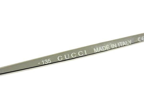 GUCCI グッチ サングラス GG1656/S シルバー系×レンズ クリアパープル系 メタル チャイルド 超美品