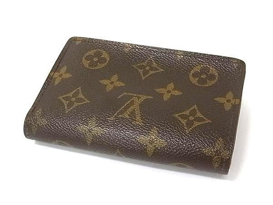 LOUIS VUITTON ルイヴィトン 二つ折り財布 ポルトモネ ビエ ヴィエノワ M61663 ブラウン系 モノグラム レディース 美品