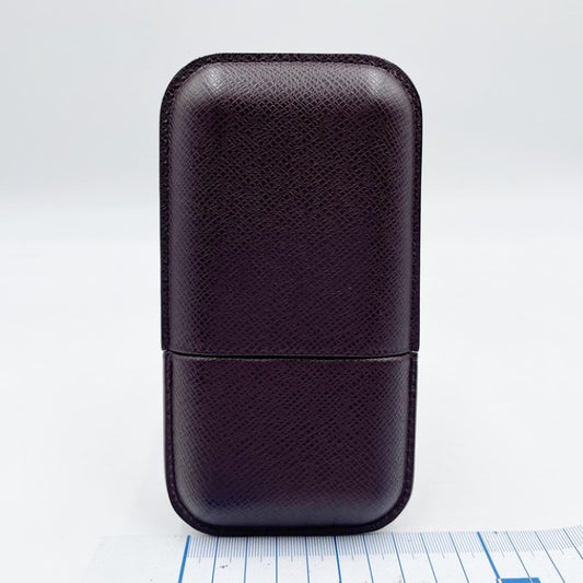 LOUIS VUITTON ルイヴィトン シガレットケース エテュイ 3 ロブスト M30726 アカジュー系 タイガ メンズ 美品