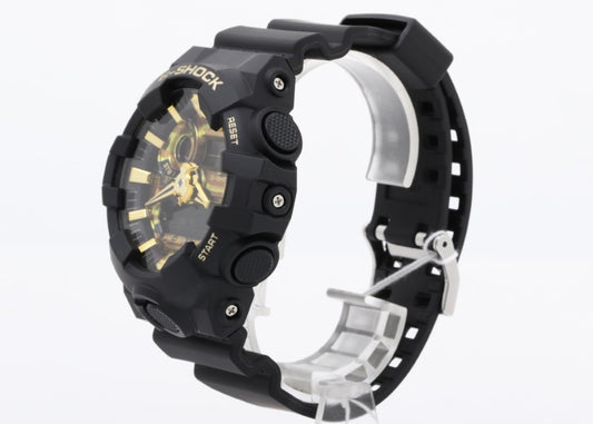 CASIO カシオ 時計 G-SHOCK BOLD CAMO SERIES, CAMO AND GOLD ANALOG-DIGITAL GA-700 SERIES GA-700CF-1AJF 迷彩 ブラック系 樹脂 樹脂バンド メンズ アナデジ 新品未使用展示品