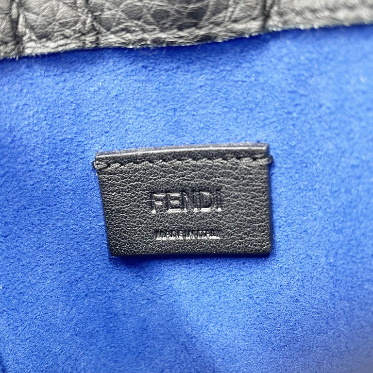 FENDI フェンディ フォンホルダー ズッカ 7AS120 マルチカラー レザー ユニセックス 超美品