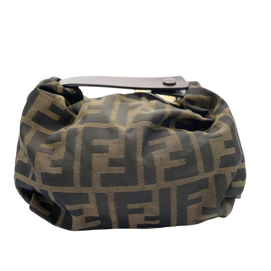 FENDI フェンディ ポーチ ズッカ 2262 26540 018 ブラウン キャンバス レディース 美品