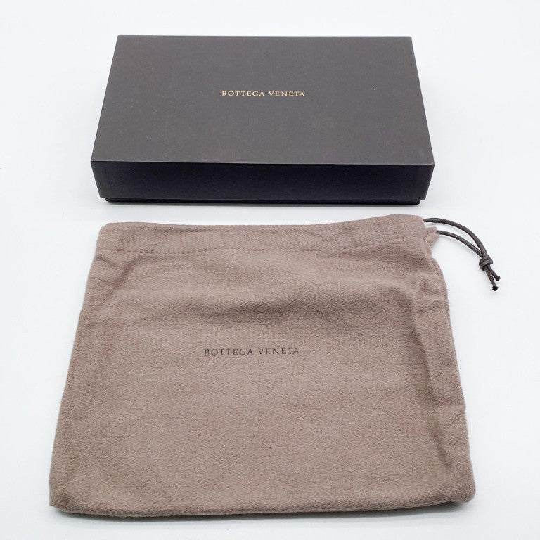 BOTTEGA VENETA ボッテガヴェネタ 財布 イントレチャート アイヤーズ ベージュ系 パイソン ユニセックス ラウンドファスナー長財布 美品