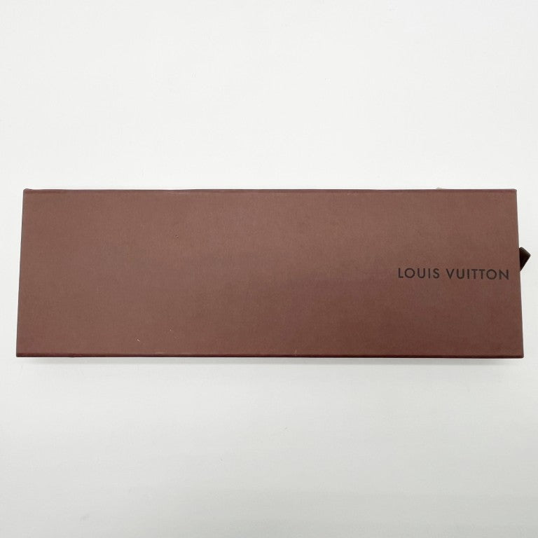 LOUIS VUITTON ルイヴィトン ネクタイ モノグラム ブルー シルク100% メンズ 総柄 美品