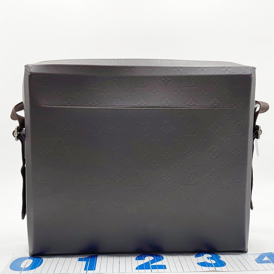 LOUIS VUITTON ルイヴィトン ショルダーバッグ スティーブ M46530 ブラウン系 モノグラムグラセ メンズ シルバー金具