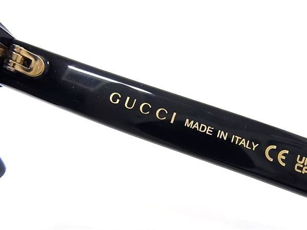 GUCCI グッチ サングラス アジアンフィット GGマーモント GG0636SK ブラック系 プラスチック ユニセックス 美品