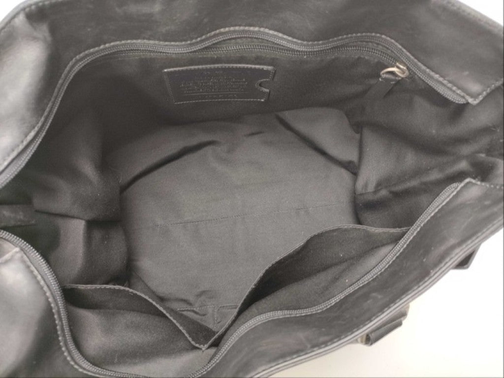 COACH コーチ トートバッグ レキシントン F70673 ブラック系 レザー レディース 2WAY ハンドバッグ ショルダーバッグ シルバー金具 美品