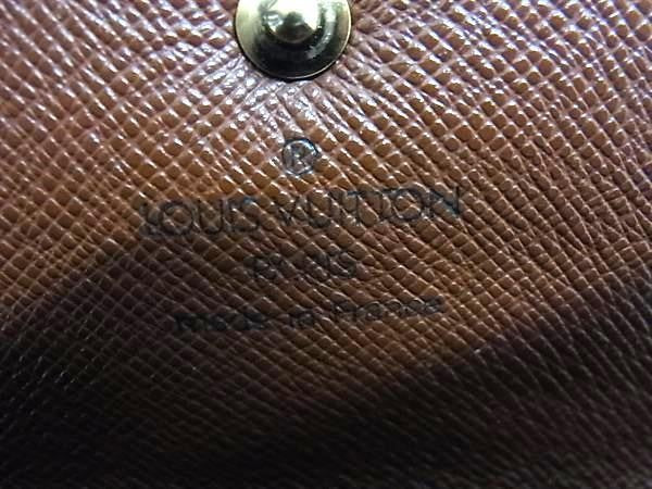 LOUIS VUITTON ルイヴィトン 長財布 ポシェット ポルト モネ クレディ M61725 ブラウン系 モノグラム ユニセックス 二つ折り 美品