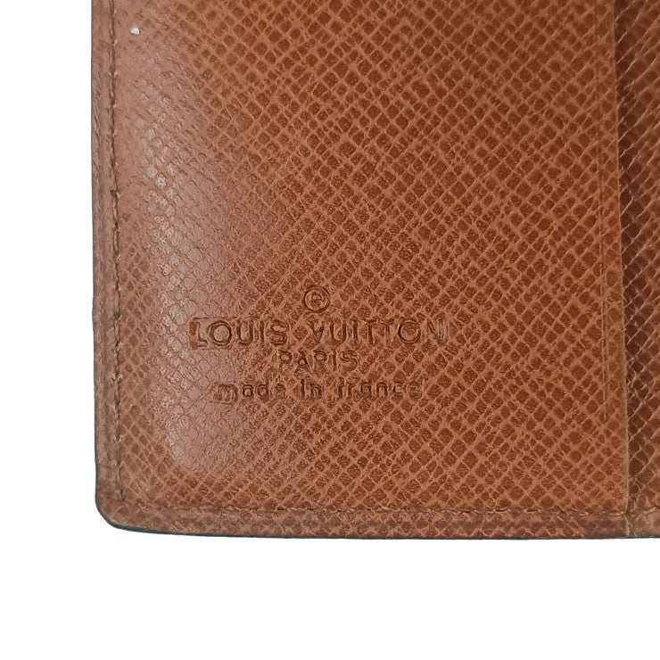 LOUIS VUITTON ルイヴィトン 手帳カバー モノグラム アジェンダ ポッシュ R20503 ブラウン系 PVC レザー ユニセックス 美品