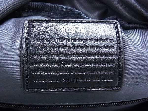 TUMI トゥミ リュックサック Harrison ハリソン ハデン バックパック 6602057D ブラック系 ナイロン レザー メンズ 新品未使用展示品