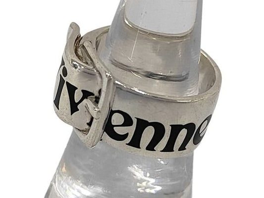 Vivienne Westwood ヴィヴィアンウエストウッド 指輪 ベルトリング シルバー系 SV925 ユニセックス ロゴ 美品