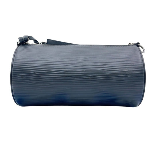 LOUIS VUITTON ルイヴィトン ハンドバッグ ソフト・ポロションPM M24324 ブラック エピ ユニセックス 2WAY シルバー金具 超美品