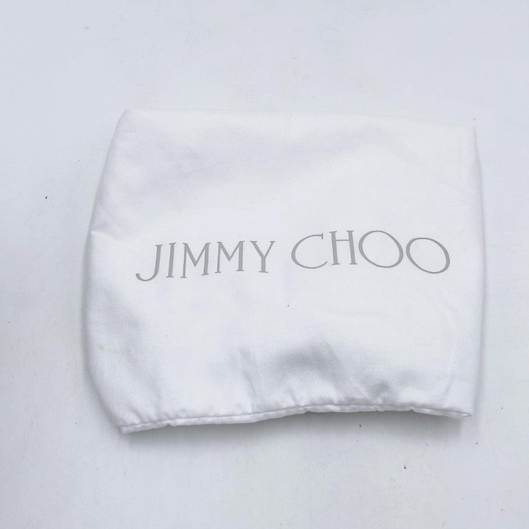 JIMMY CHOO ジミーチュウ ショルダーバッグ ヴァレンヌ ショルダーバッグ XS ブラック レザー レディース ラインストーン フェイクパール ゴールド金具 美品