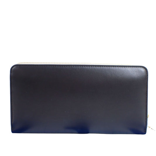 STELLA McCARTNEY ステラマッカートニー 財布 700251 W8856 ブラック ポリウレタン ユニセックス ラウンドファスナー長財布 パンチング ゴールド金具 美品