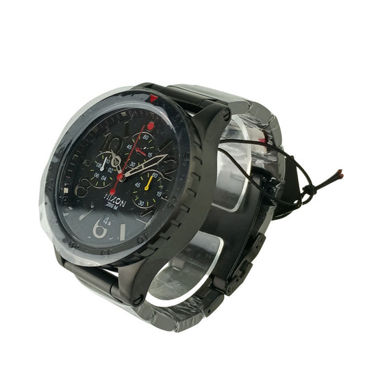 NIXON ニクソン 時計 THE 4820 CHRONO A4861320 ブラック ステンレススチール メンズ アナログ 新古未使用展示品