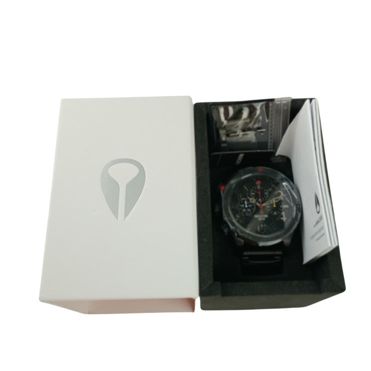 NIXON ニクソン 時計 THE 4820 CHRONO A4861320 ブラック ステンレススチール メンズ アナログ 新古未使用展示品