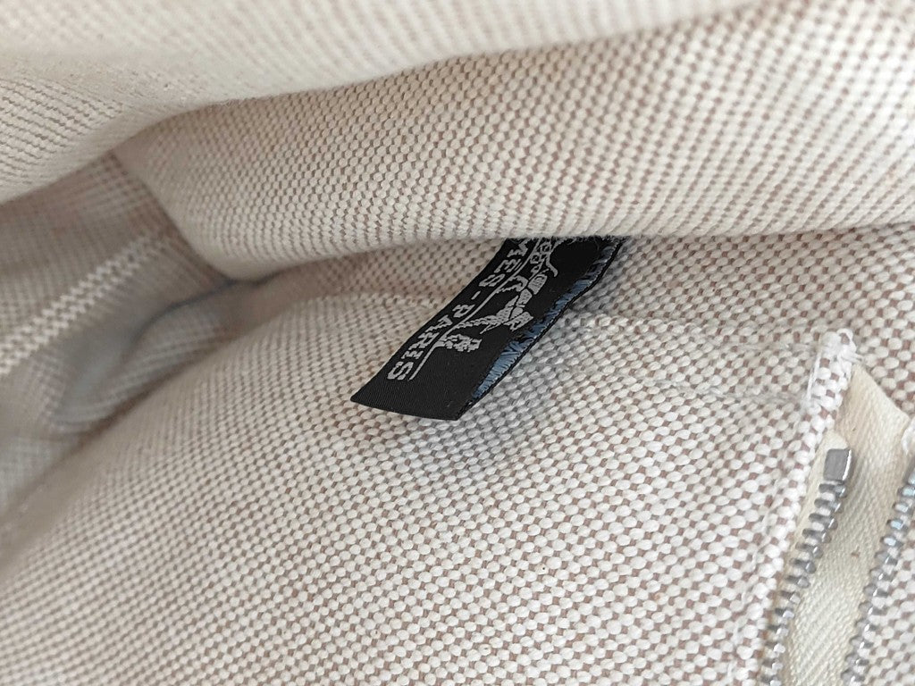 HERMES エルメス ショルダーバッグ ニューフールトゥ バサスPM ブラウン系 キャンバス レザー ユニセックス シルバー金具