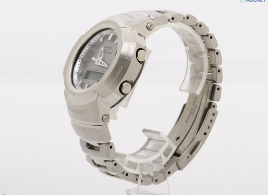CASIO カシオ 腕時計 G-SHOCK FULL METAL AW-500 SERIES AWM-500D-1A8JF グレー シルバー系 ステンレススチール メンズ アナデジ 超美品