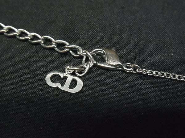 Christian Dior クリスチャンディオール ブレスレット CDロゴ シルバー系 メタル レディース 美品