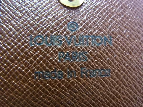 LOUIS VUITTON ルイヴィトン コインケース モノグラム ポルトモネ グゼ M61970 ブラウン系 PVC レザー ユニセックス コインパース 小銭入れ 美品
