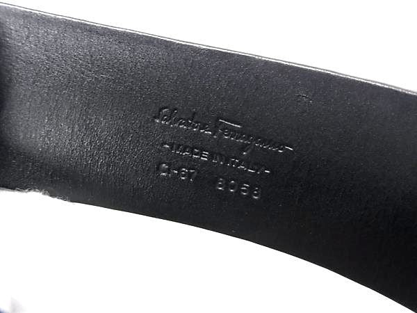 Salvatore Ferragamo フェラガモ ベルト ヴァラ バックル ベルト 67 8058 ブラウン系 レザー レディース 表記サイズ90 美品