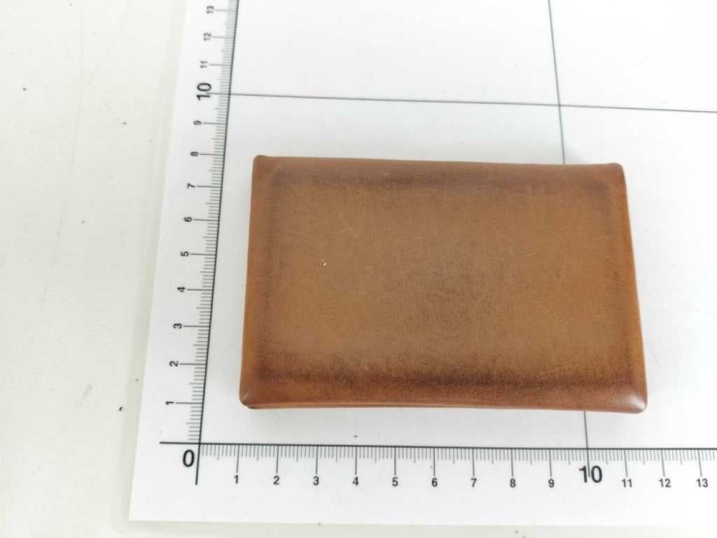 HERMES エルメス カードケース カルヴィ ヴェルソ ブラウン系 ネイビー系 レザー ユニセックス 名刺入れ バイカラー