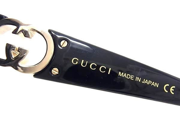 GUCCI グッチ サングラス インターロッキングG GG1692SA ブラック系×レンズ クリアブラック系 プラスチック ユニセックス 美品