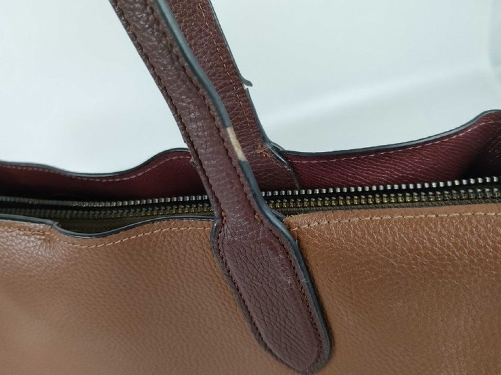 COACH コーチ トートバッグ C0692 ブラウン系 レザー レディース ターンロック