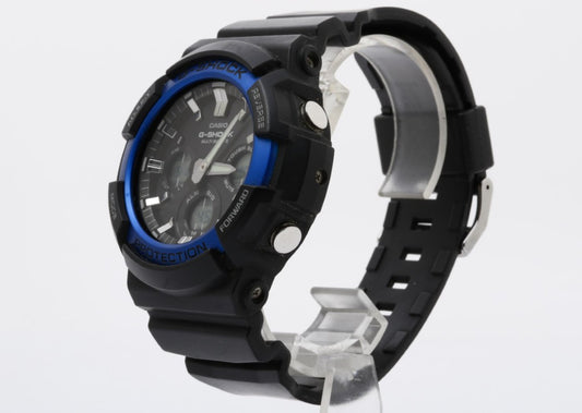 CASIO カシオ 腕時計 G-SHOCK ANALOG-DIGITAL GAW-100 SERIES GAW-100B-1A2JF ブラック系 樹脂/アルミ メンズ アナデジ 美品