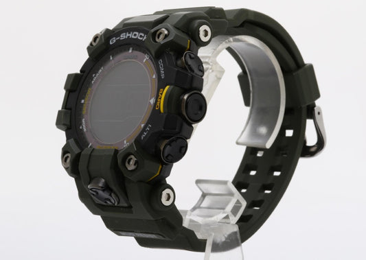 CASIO カシオ 腕時計 G-SHOCK MASTER OF G - LAND MUDMAN GW-9500-3JF ブラック カーキ系 カーボンファイバー強化樹脂(バイオマスプラスチック) 樹脂 メンズ デジタル 美品